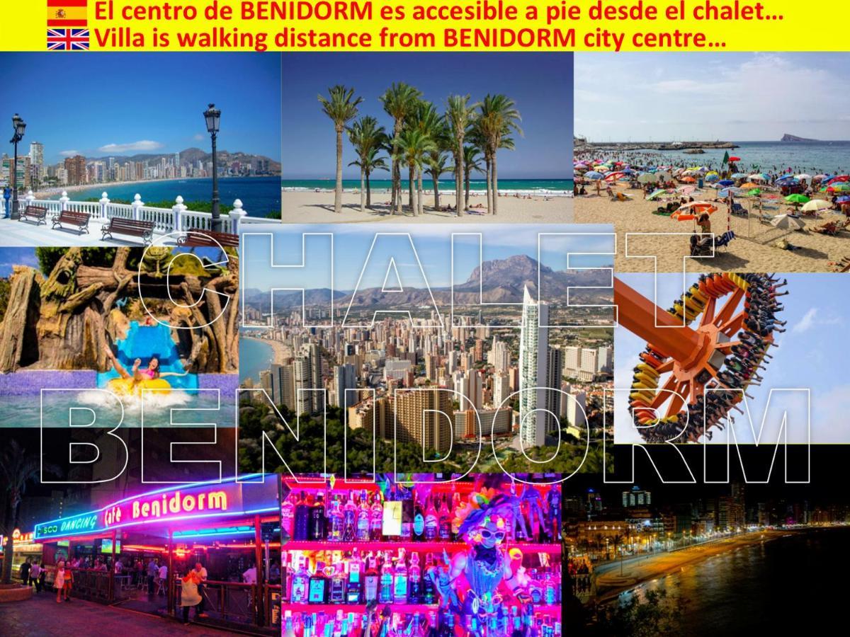 Villa Chalet Benidorm Exteriör bild